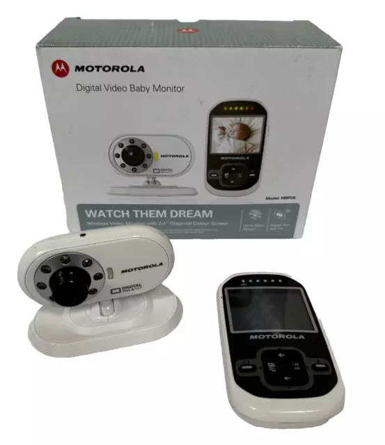 Motorola Digital Video Baby Monitor 2.4 inch Display Watch Them Dream Z4 O316