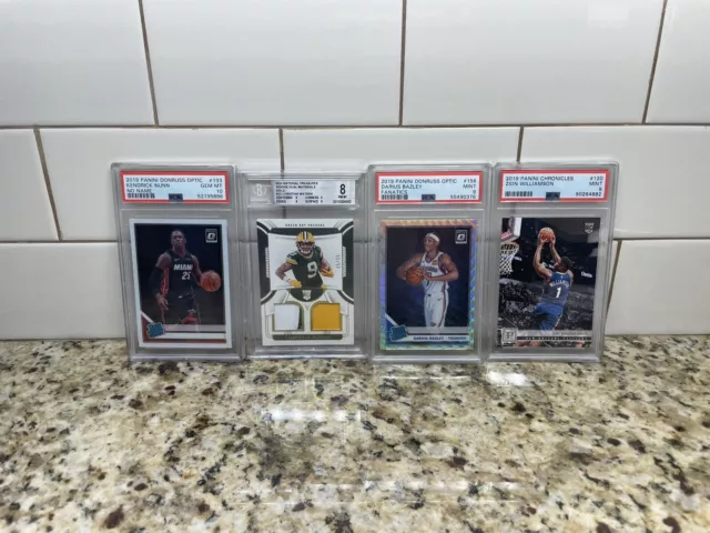 🔥(4) Graded Card Lots | Psa & Bgs🔥 Nfl Nba