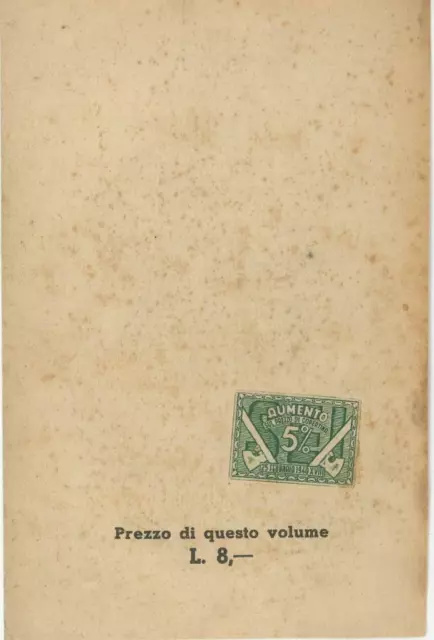 Italy document revenue AUMENTO 1940 fiscal marca da bollo