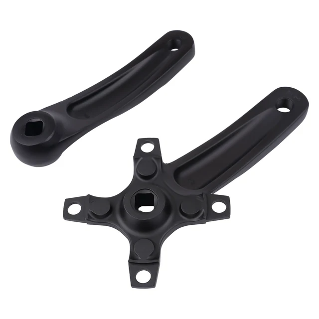 Jeu De Manivelles Vélo Route/VTT - Longueur 152 Mm - Alliage Aluminium - Noir