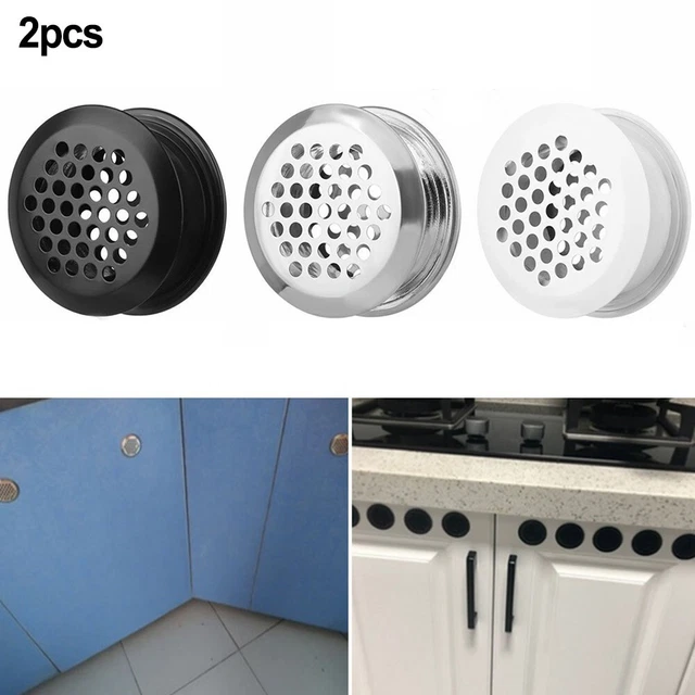 Grille De Ventilation Ronde En Acier Inoxydable - Rosette D'aération - Diamètre Environ 1cm - Pour Bricolage
