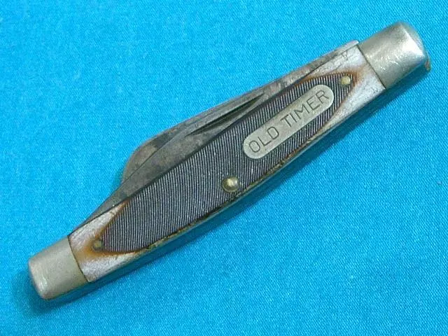 Vintage Schrade Usa 34Ot Old Timer Middleman Jr Cattle Stockman Knife Utility Vg