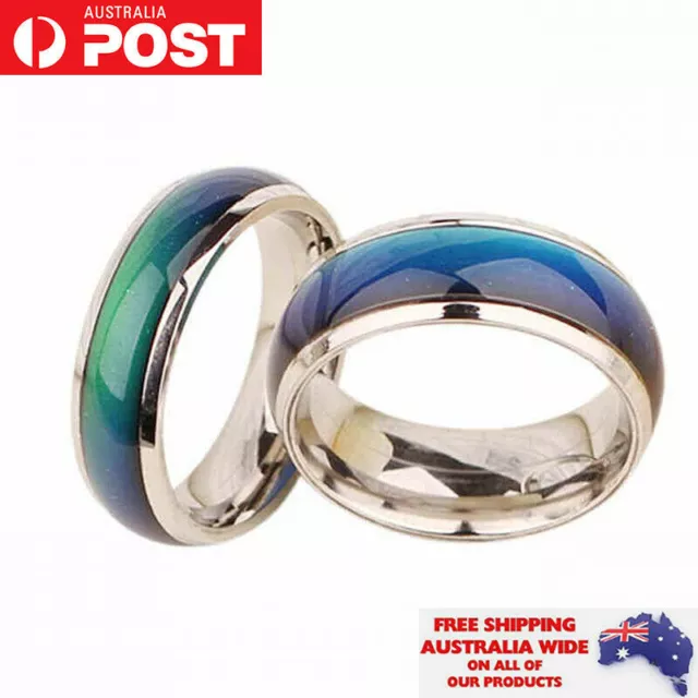 Mood Ring Temperature Changing Colour Emotions Jewellery Unisex Kids Gift Xmas