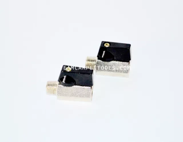 Carpet Cleaning 1/4" Ball Shut-Off Valve (Set of 2) 600 PSI Portables M x F