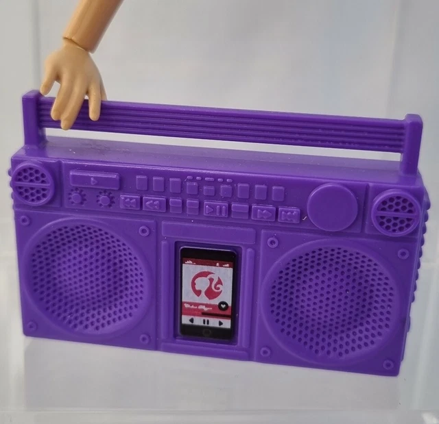 BARBIE ACCESSORY DREAMHOUSE Radio Boombox Doll Diorama Play £9.95