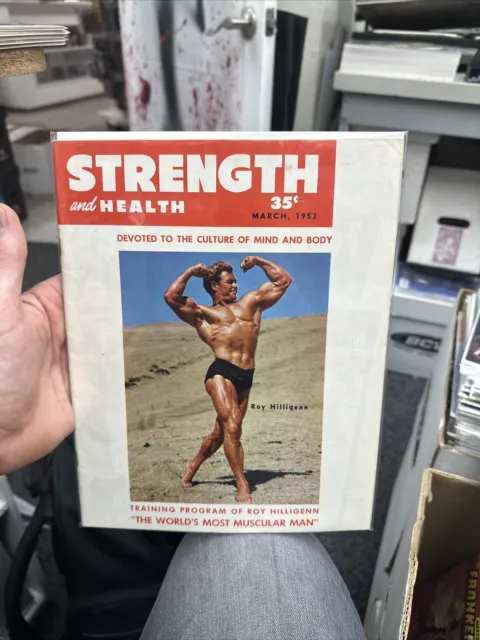 Roy Hilligenn - Strength & Health Bodybuilding Magazine - March 1953 (F/VF 7.0)
