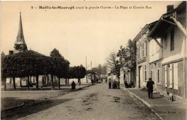 CPA AK HEILTZ-le-MAURUPT - La Place et Grande Rue (484362)