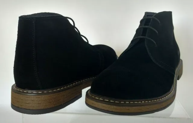 Bottes Joseph Abboud TRAVIS, homme, daim noir, à lacets Chukka, taille - 11 3