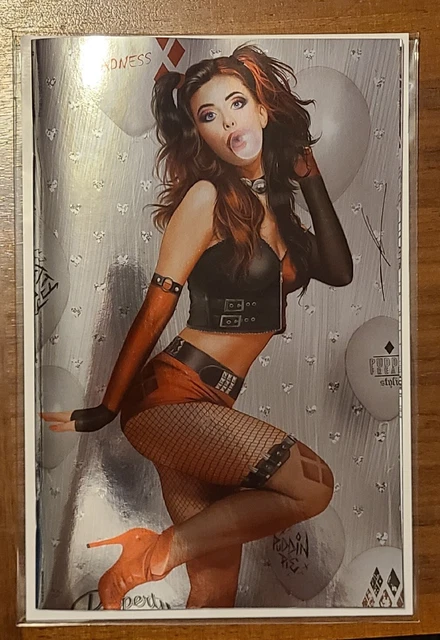 Harley Quinn #25 (Carla Cohen Exclusive Foil Virgin Variant)(2022) Comic ~ Dc Nm