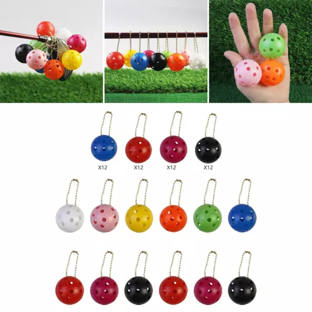 12Pcs Pickleball Keychain Portable Bag Charms Key Holder Bag Pendant for Luggage