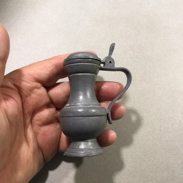 Jarra De Estaño Holandesa 95%   Antic Tin Jar