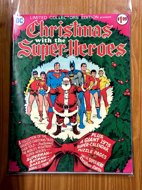 D C Limited Collector's Edition #C34 - 1975 Christmas With The Super-Heroes