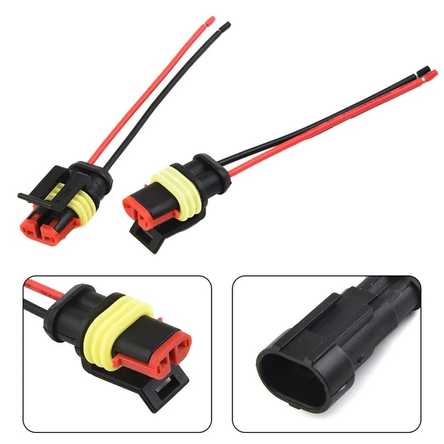 50pcs Connecteur Push-in à double fil avec boucle de verrouillage, connecteurs d