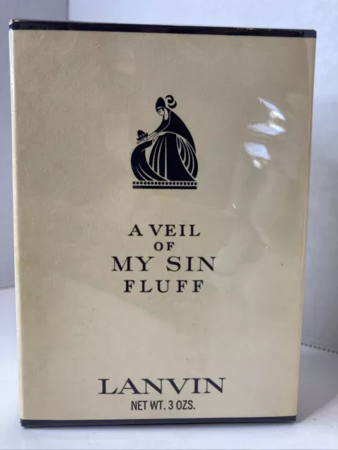 Lanvin A VEIL OF MY SIN Fluff 3 oz. Discontinued Old Stock FACTORY SEALED RARE!!