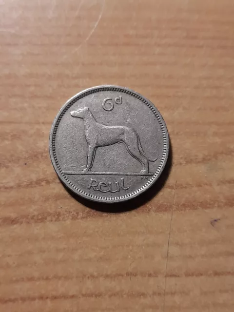 Irland Republik 6 Penny 1948