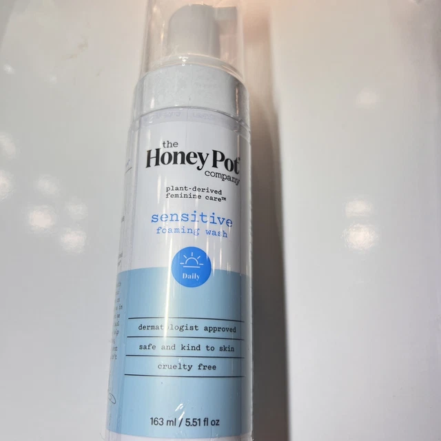 The Honey Pot Company, lavado de espuma femenino sensible, 5,51 fl. oz. NUEVO