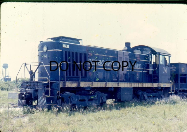 Seaboard Coast Line Alco S4 #74 Original Railroad Slide aq