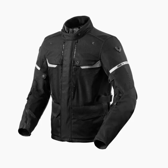 Giacca Moto Uomo Rev'it Outback 4 H2O - Nero - Taglia Xxl