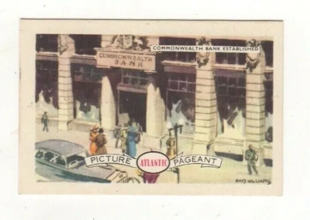 Atlantic Petrol Card - #07 Commonwealth Bank Opens in Sydney 1911