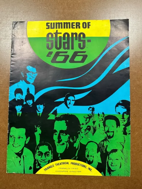 The Beatles Concert Program 1966 Chicago Stadium Summer Of Stars 66 2