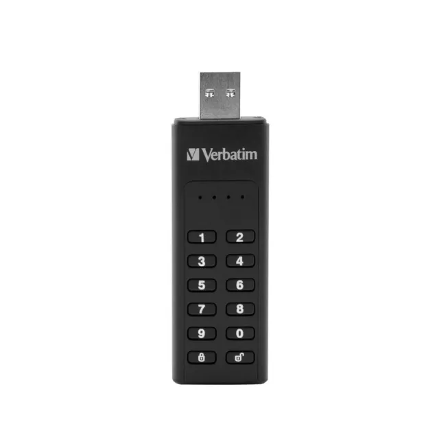 Verbatim Clavier Secure USB 3.0 Flash Lecteur 64GB 49428