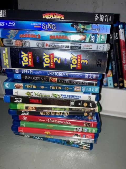 Blu-ray 3D movies **YOU CHOOSE**