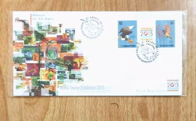 Singapore 2012 ,World Stamp Exhibition 2015,  Complete 2V on FDC