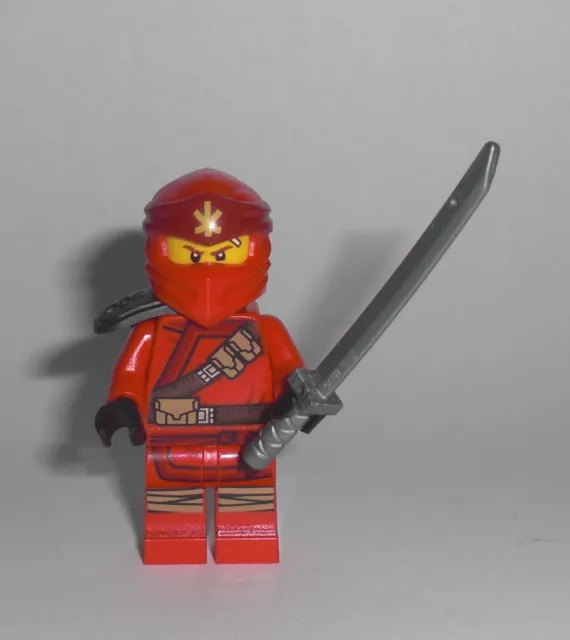 LEGO NINJAGO Kai Figur Minifig Pyro Ninja rot Offroad Bike