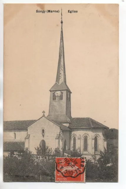 SONGY - Marne - CPA 51 - l' église