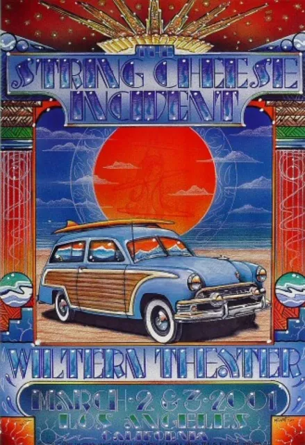 String Cheese Incident Poster The Warfield March 8-10 2001