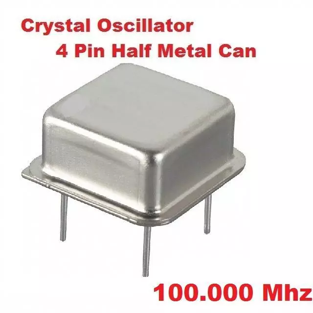 100.000Mhz 100.000 Mhz ECLIPTEK CRYSTAL OSCILLATOR 1/2 CAN ( Qty 10 )  ** NEW **