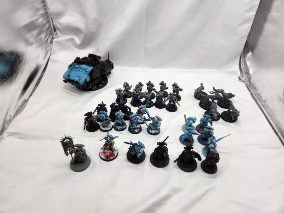Warhammer 40K Space Marines Space Wolves Army Lot -- Pre Owned Warhammer 40K Space Marines Space Wolves Army Lot -- Pre Owned