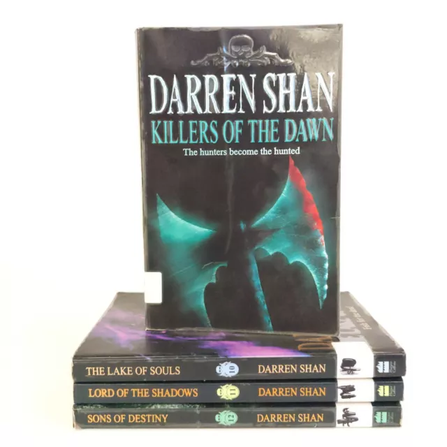 4 x Saga Of Darren Shan # 9 10 11 12, Killers of the Dawn, The Lake of Souls