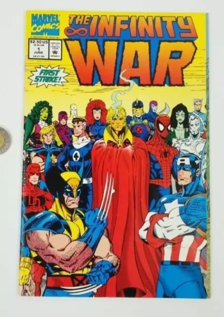 Marvel Comics The Infinity War Vol 1 No 1 June 1992 Stan Lee Comic Book (CMX-R/2