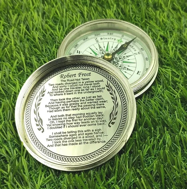 Lot De 20 Boussoles Vintage En Laiton - Style Antique Nautique - Diamètre 35 Mm - Reproduction Neuve