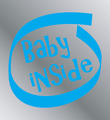 Adesivo Vinile Adesivo Baby Inside Adesivo Bambino A Bord Moto Auto Casa
