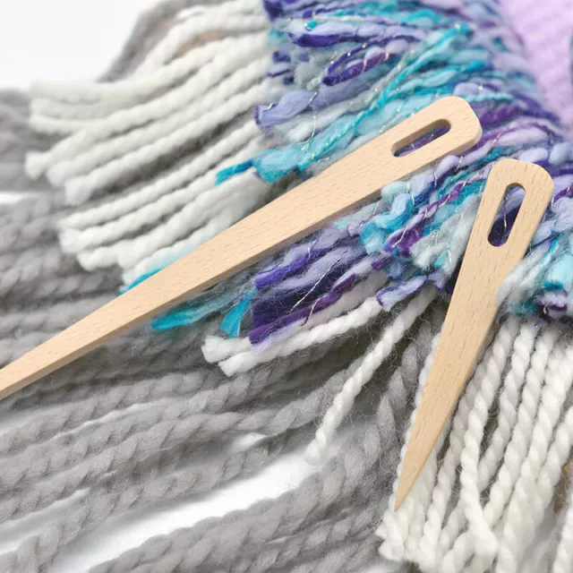 30Pcs Bent Tip Tapestry Needles Yarn Knitting Weaving Needles