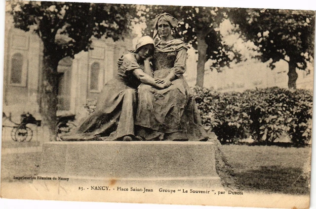 CPA Nancy-Place Saint Jean-Groupe "Le Souvenir" by Dubois (187166)