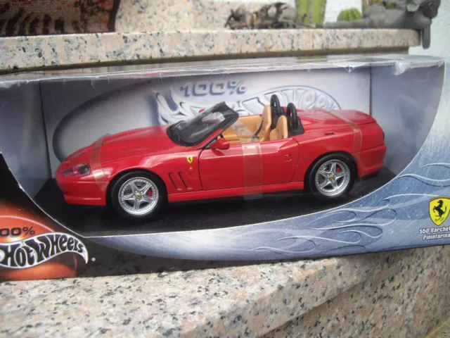 Ferrari 550 Barchetta Pinifarina Cabrio Hot Wheels Mattel  1:18