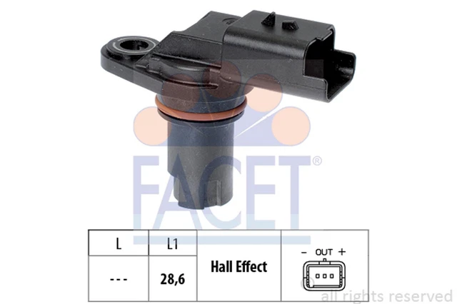 FACET Sensore Albero a Camme Rivelatore Impulso Accensione Made in Italy - OE 9.0551 A07