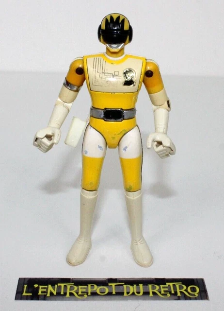 Figurine Bioman 3 - Liveman Lion Jaune - Bandai 1988