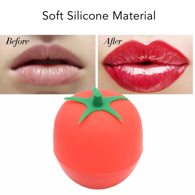 Tomato Shaped Lip Plumping Device Food Grade Silicone Pout Mouth Tool GFL