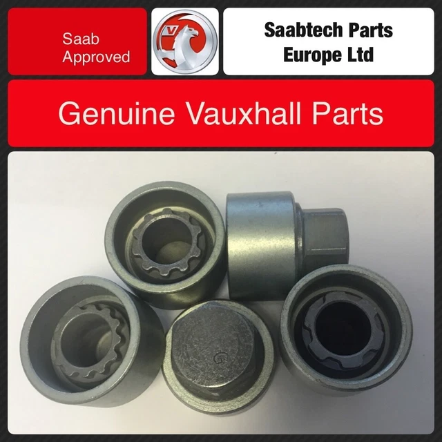 GENUINE VAUXHALL MOKKA Astra J Locking Wheel Bolt Nut Removal Key Code