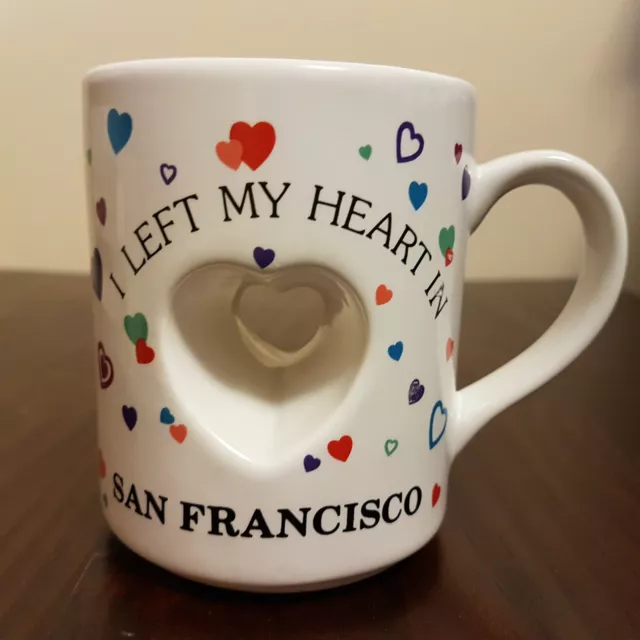 I Left My HEART in San Francisco Coffee Mug Cup by Papel Vintage