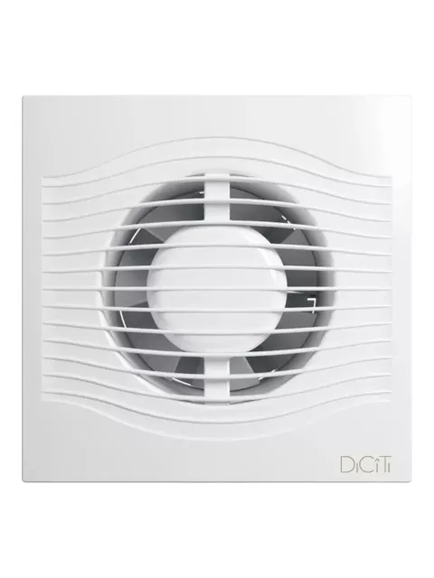 Ventilateur de Salle Bain Slim 5C Échappement Mur 125mm 140m M³/H ,