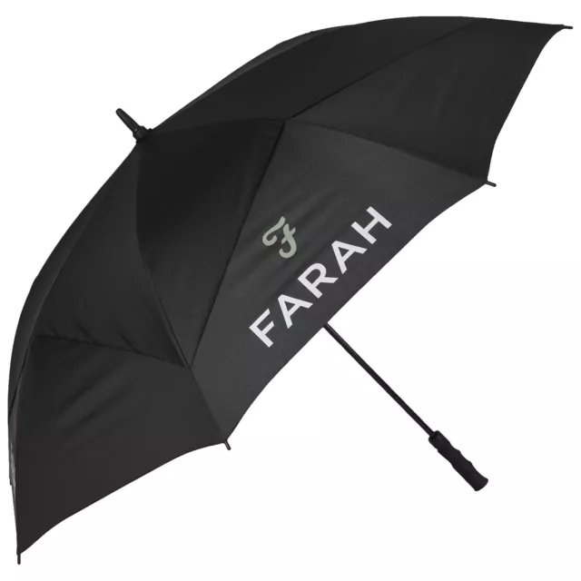 2024 Farah Golf 163cm Double Auvent Parapluie Ventilé Léger Ouverture Auto