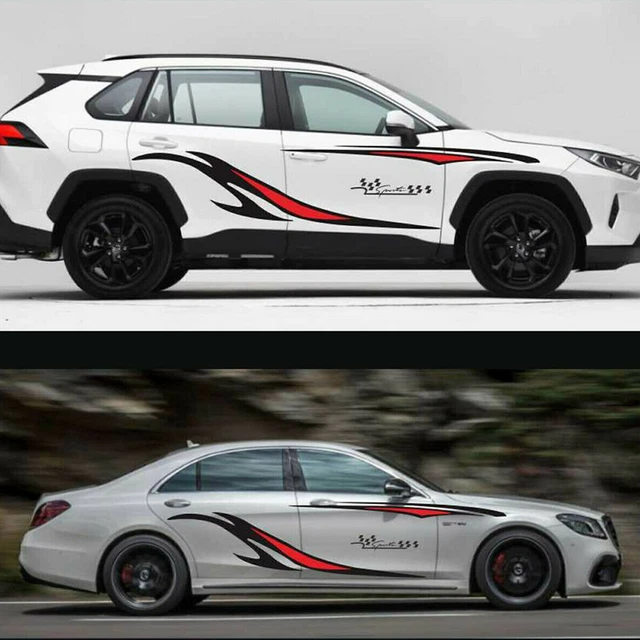 CAR TRUCK SIDE Skirt Door Racing Graphic Vinyl Sticker Decal Stripes