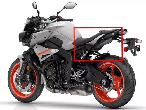 Yamaha Mt10 2016-2021 Carbon Rear Subframe Tail Side Fairing Panels Twill Gloss 2