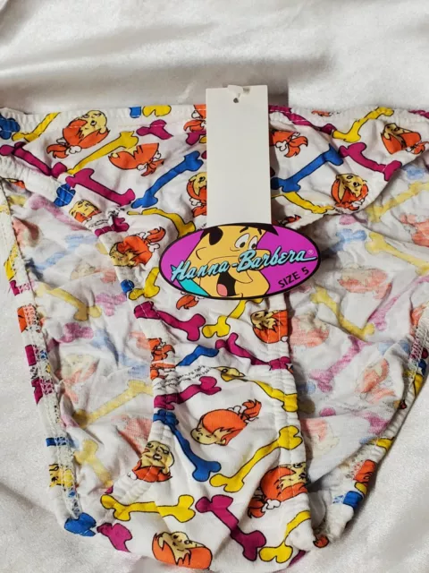 NWT Vintage 1994 Flintstones Girls Underwear Panties Size 5 Dino dinosaur