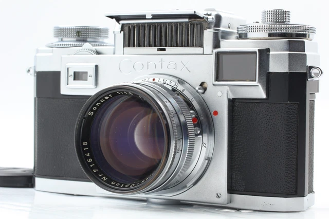READ!! "NEAR MINT" Contax IIIA Zeiss Ikon Carl Zeiss Sonnar 50mm f/1.5 Japan